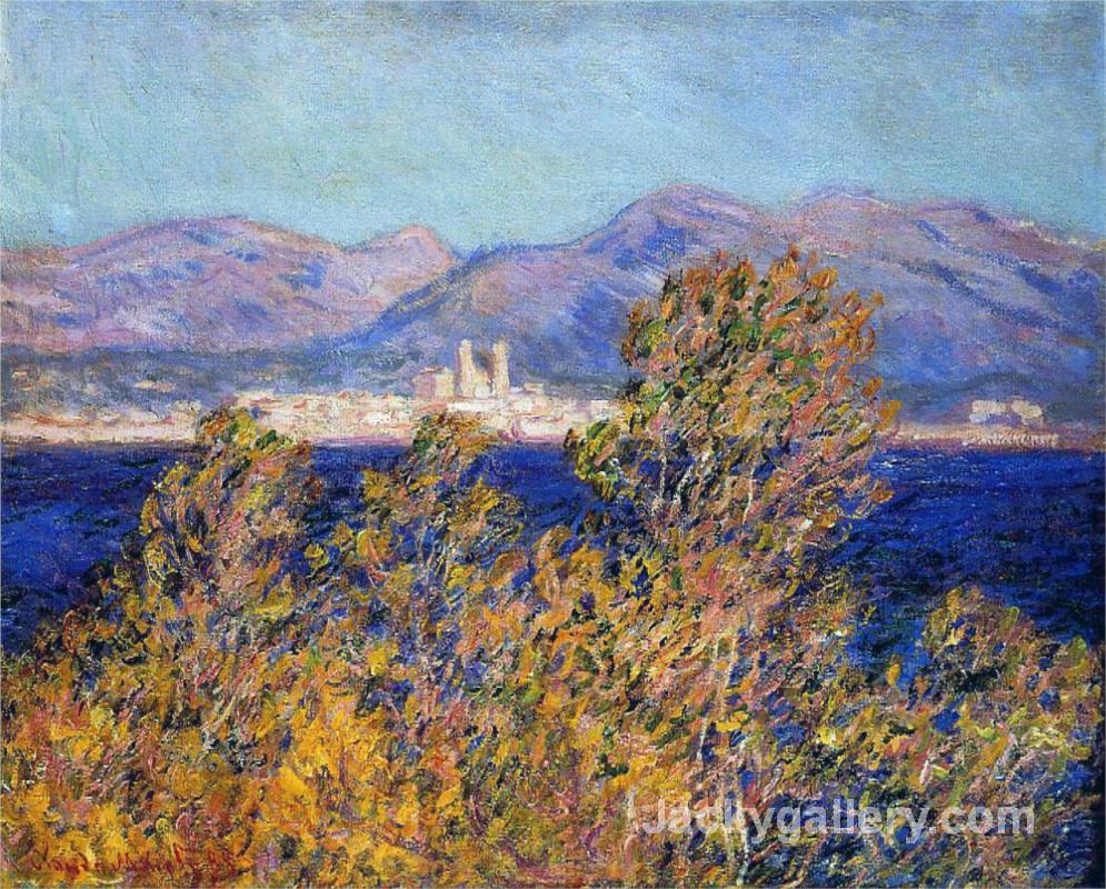 Antibes Seen from the Cape, Mistral Wind 188 by Claude Monet paintings reproduction